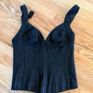 Dolce & Gahanna leather bustier